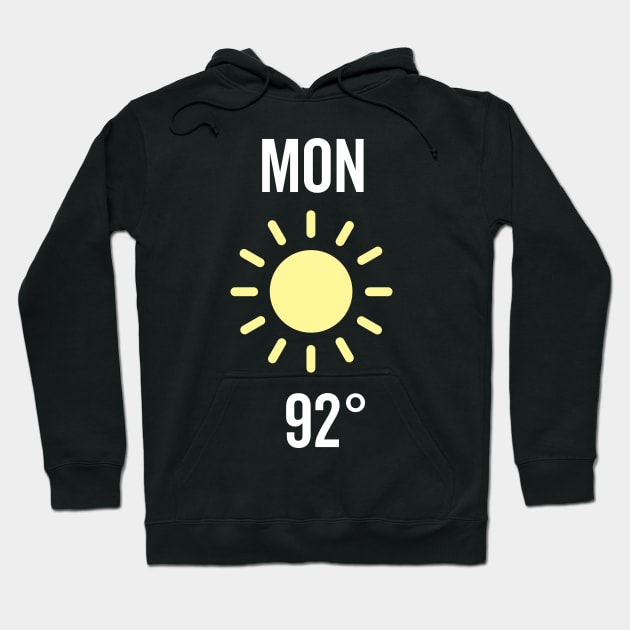 Monday Weather Costume Hoodie by DetourShirts